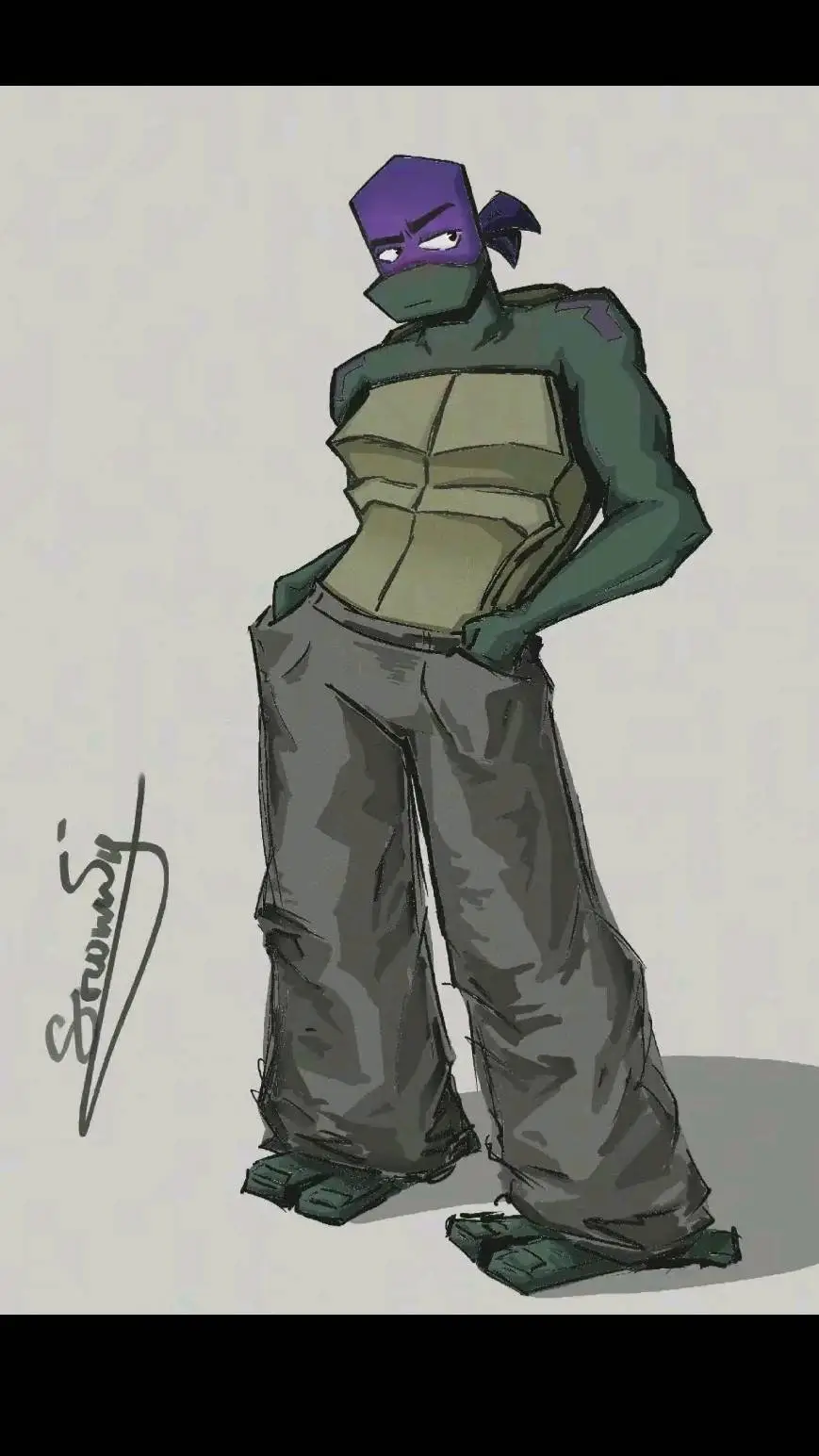 ai character: Donnie\Donatello background