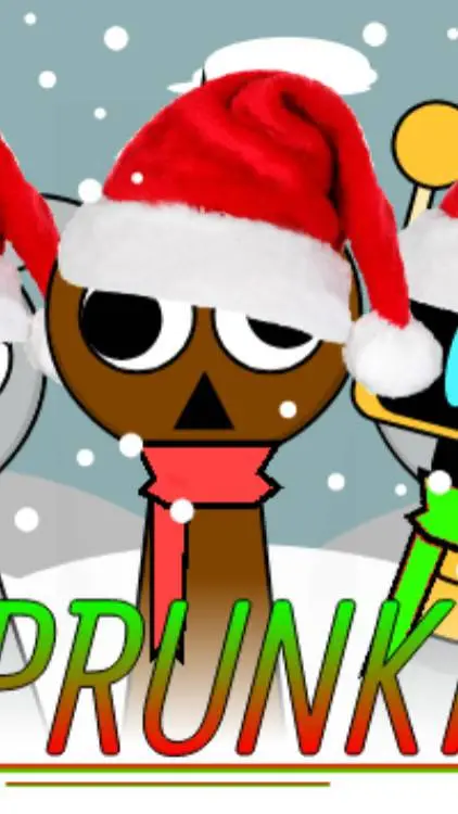 ai character: Christmas Sprunki background