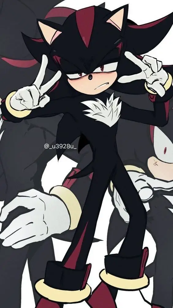 ai character: ShadowTheHedgehog background