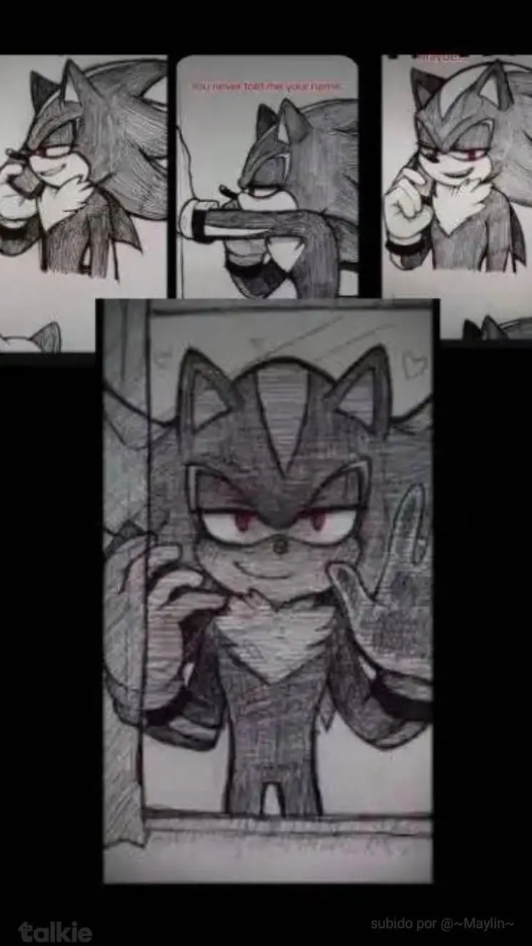 ai character: ShadowThehedgehog background