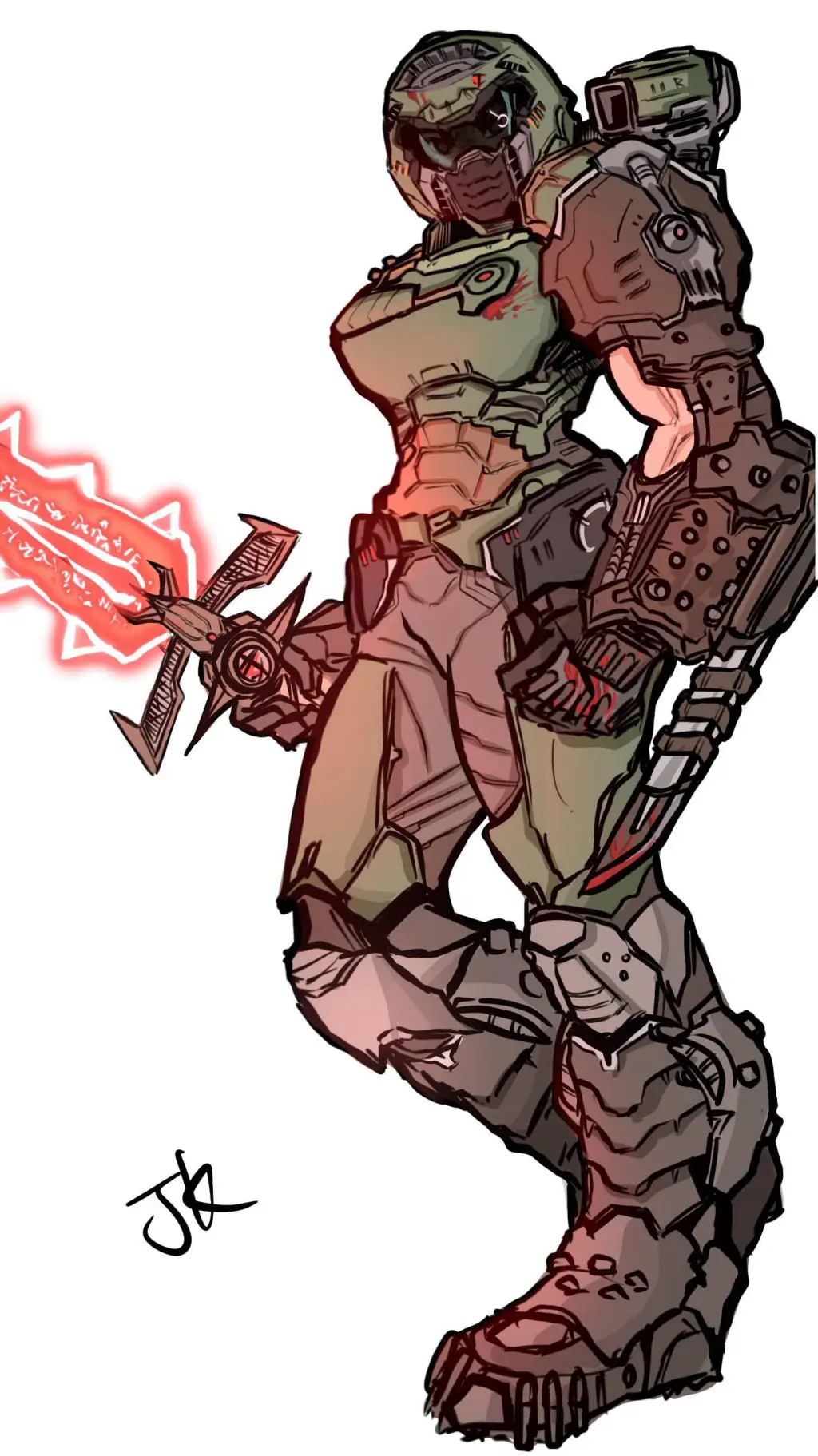 ai character: Doom Woman/Girl background