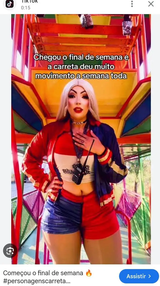 ai character: menina Da Carreta  background