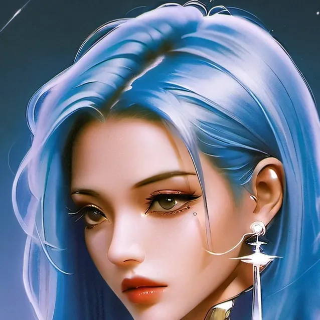 chat with ai character: hair girl