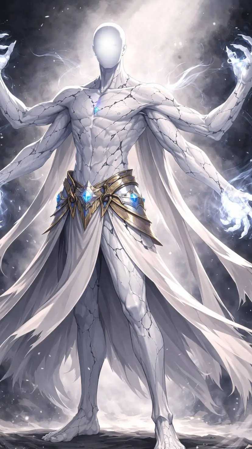 ai character: LA BESTIA PÁLIDA background