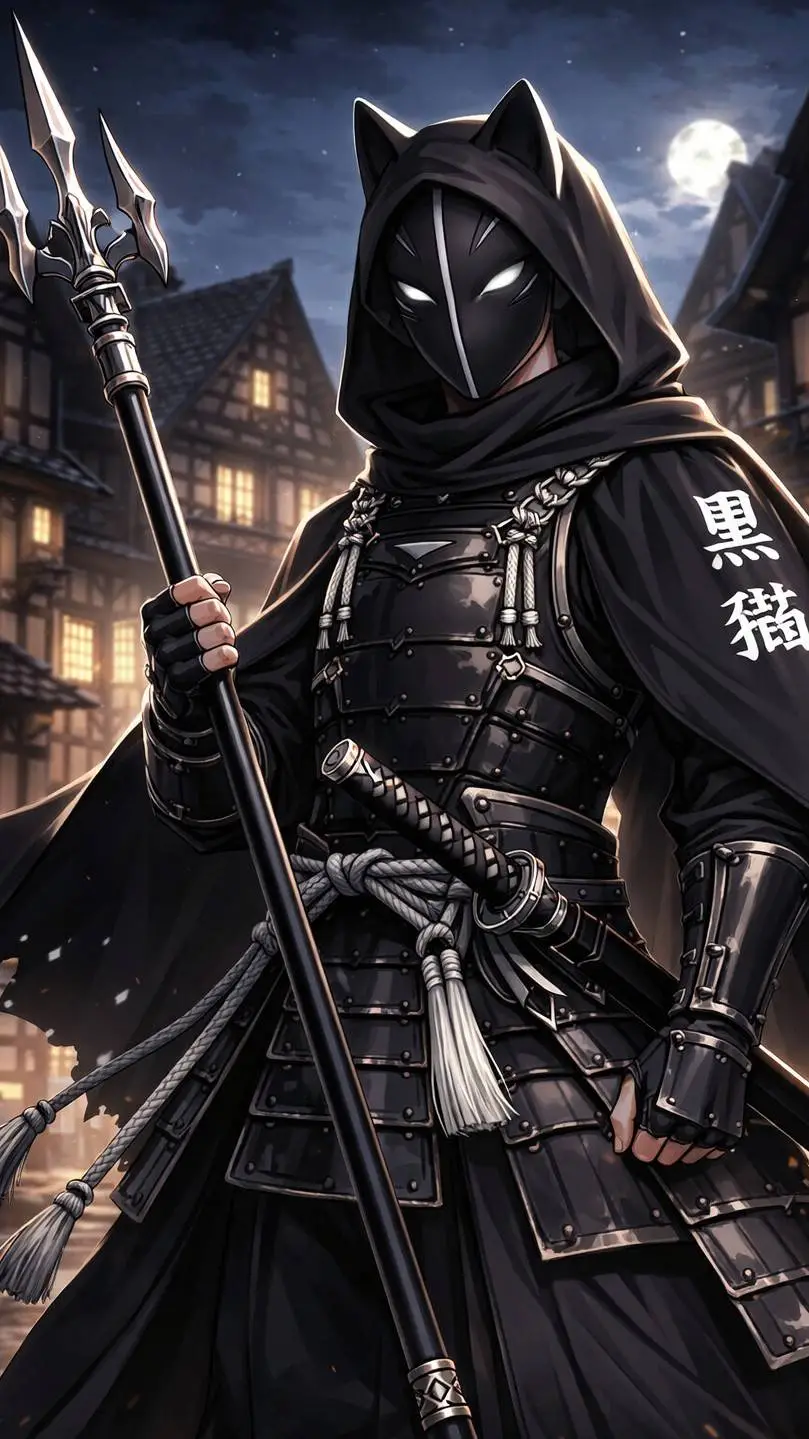 ai character: ☆Black Cat☆ background