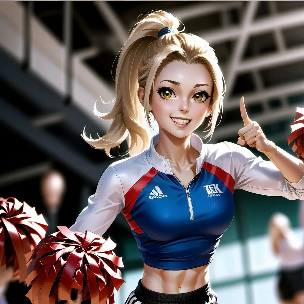 chat with ai character: cheerleading