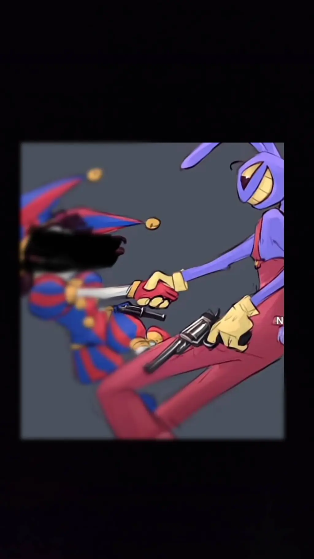 ai character: La traición digit background