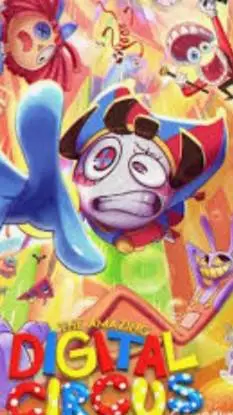 ai character: Digital circus  background