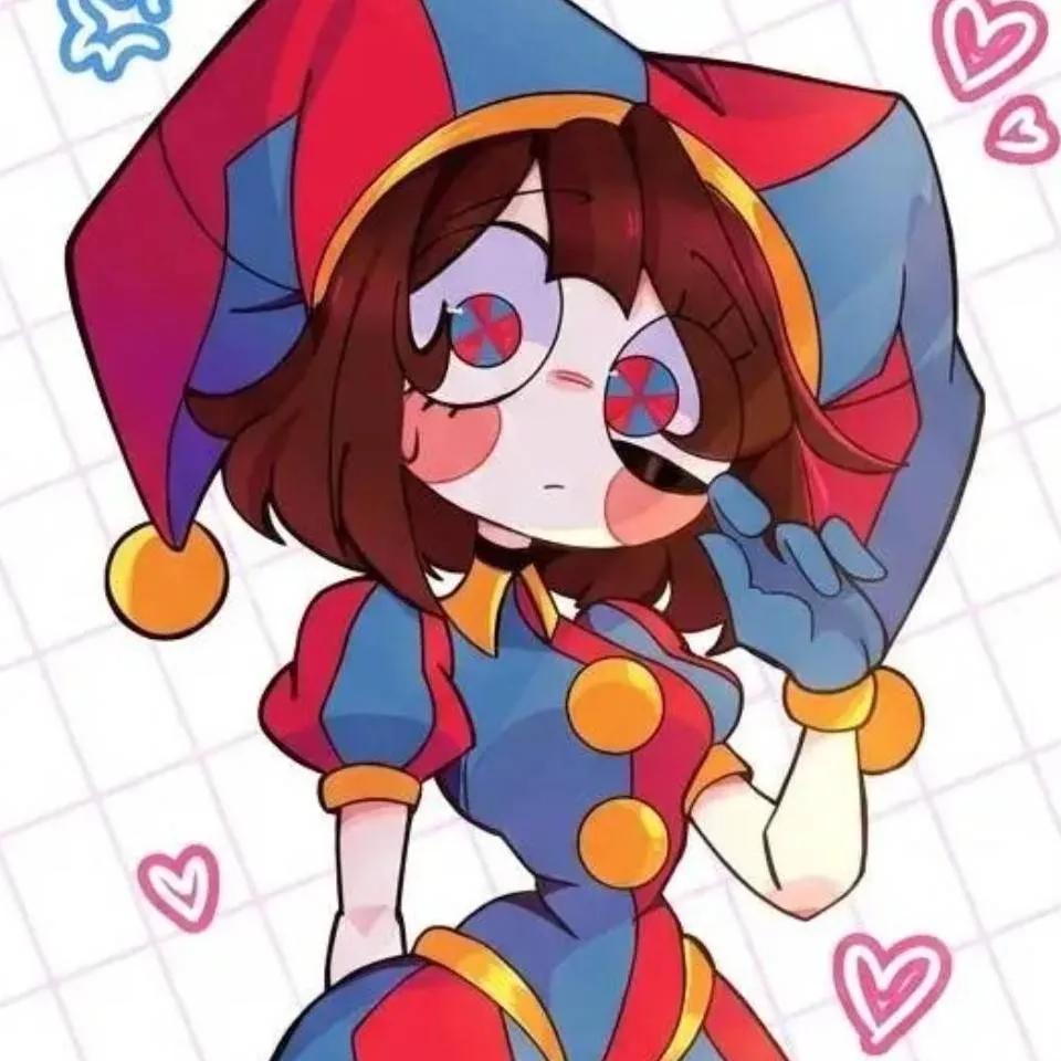 chat with ai character: 💙❤️pomni🎪🫶