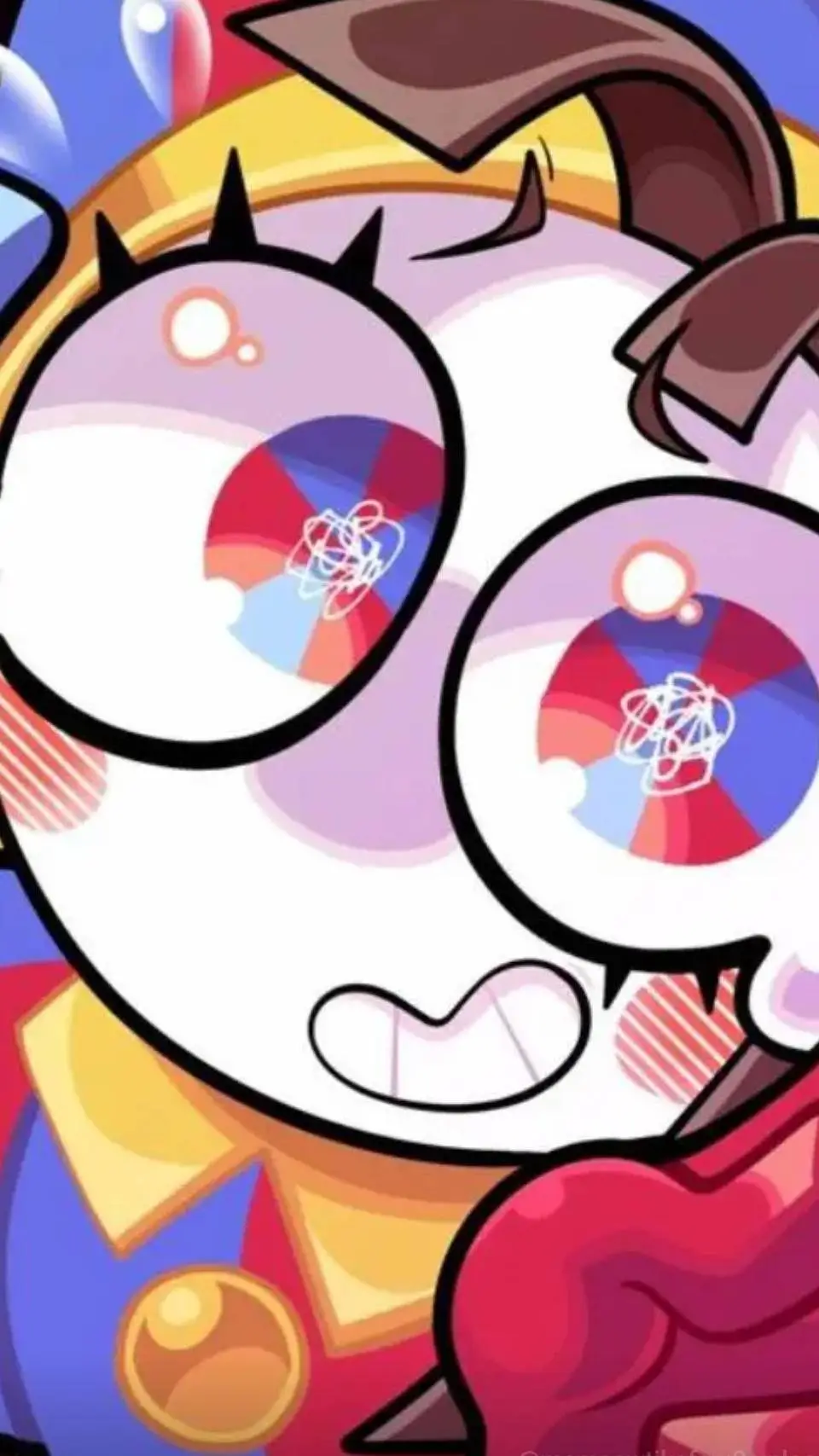 ai character: ☆  pomni  ☆ background