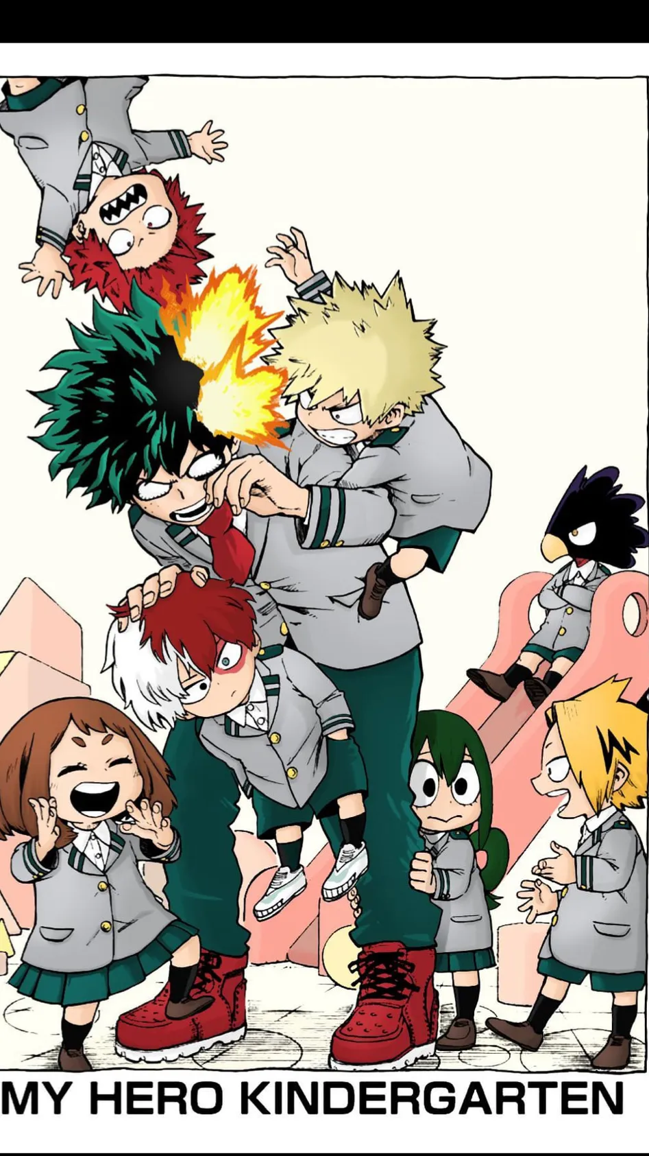 ai character: MHA Kindergarten background