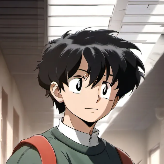 chat with ai character: Ranma bisous (fR)