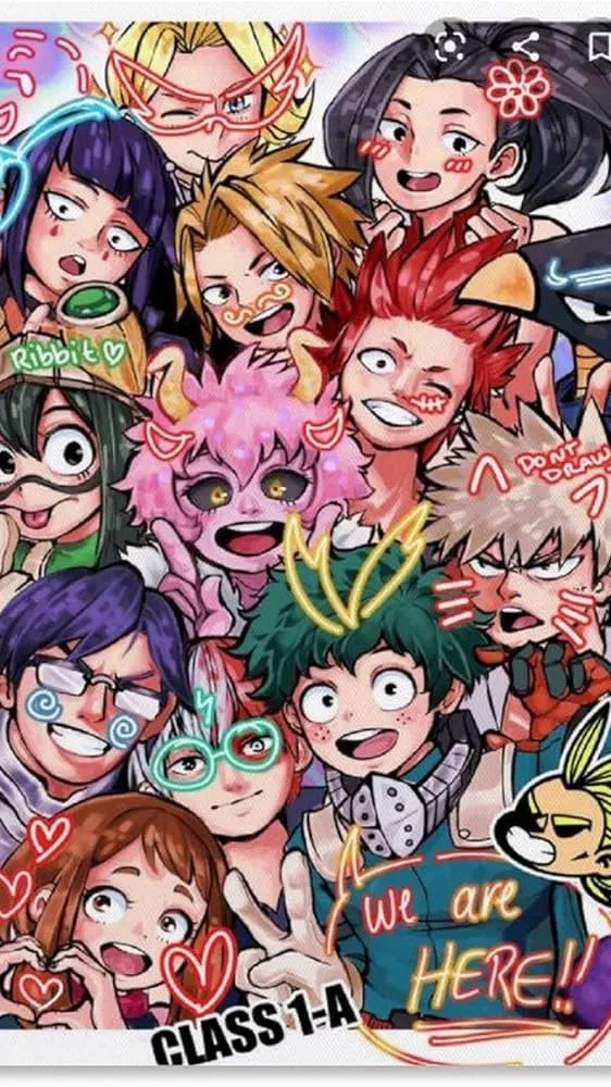 ai character: MHA bal fin background
