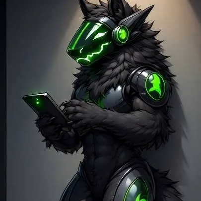 chat with ai character: Scratch (Protogen)