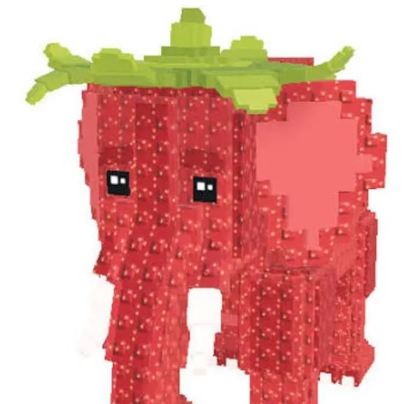 chat with ai character: strawberry elefant