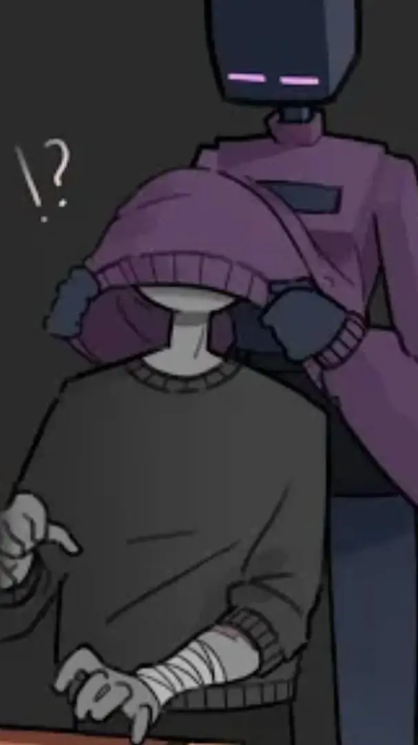 ai character: ender girl background