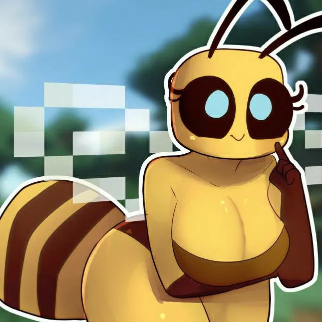 chat with ai character: Bee minecraft