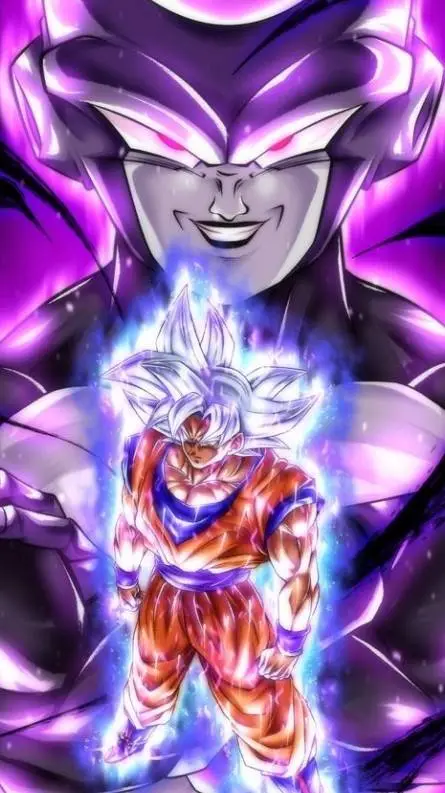 ai character: Son Goku y Freezer background
