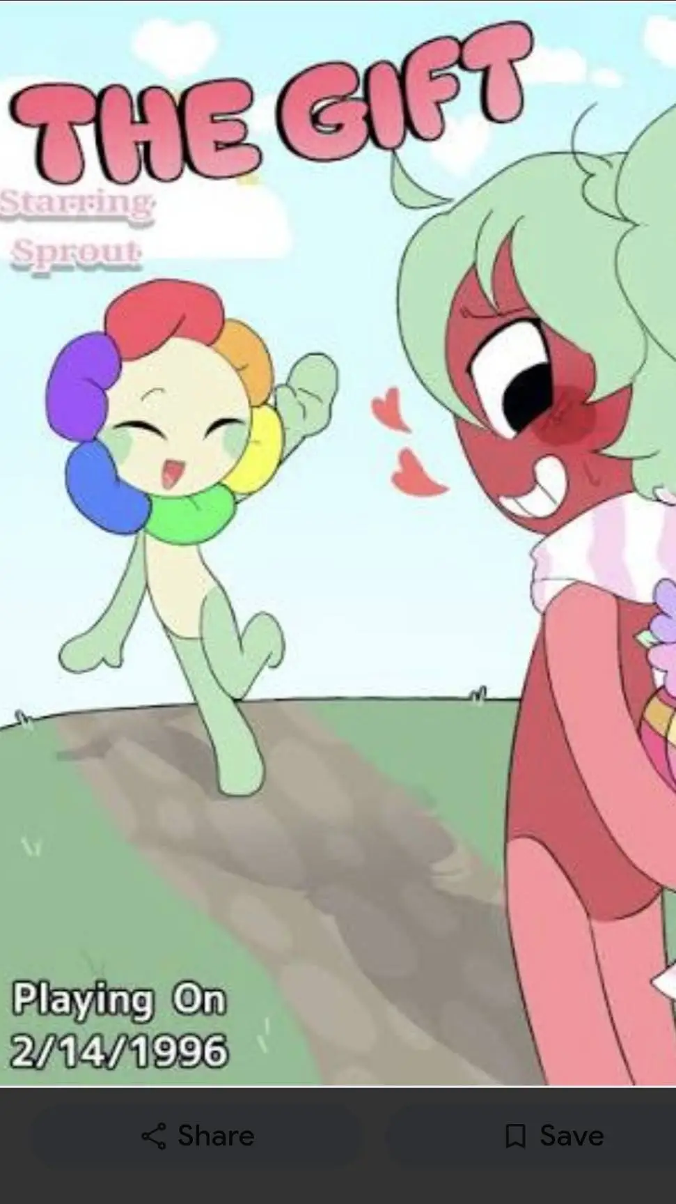ai character: FlowerBerry background