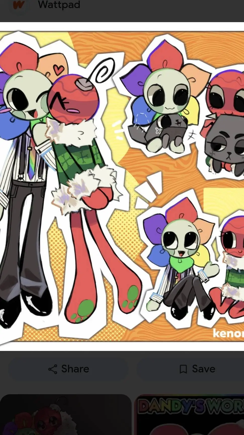 ai character: Mistletoe background