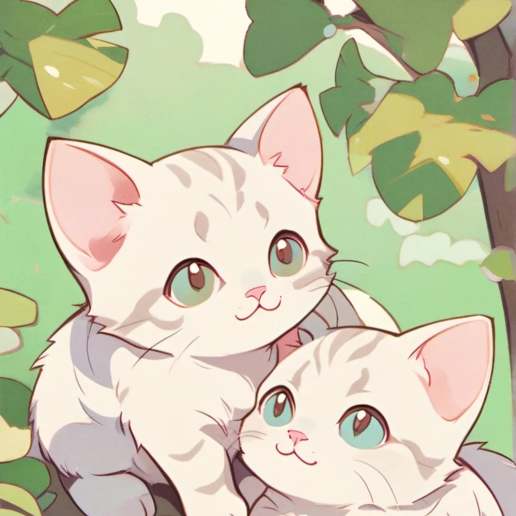 chat with ai character: The cat twins