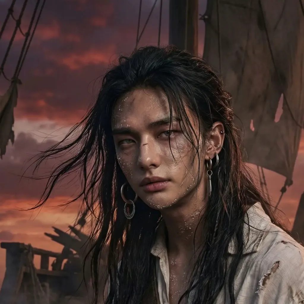 chat with ai character: {Hyunjin 🏴‍☠️}
