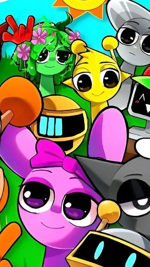 ai character: Sprunki hate Wenda background