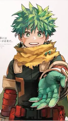 ai character: Deku background