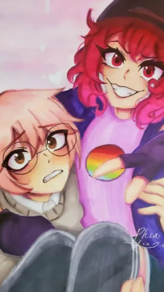 ai character: Elliot x Milly tmf background