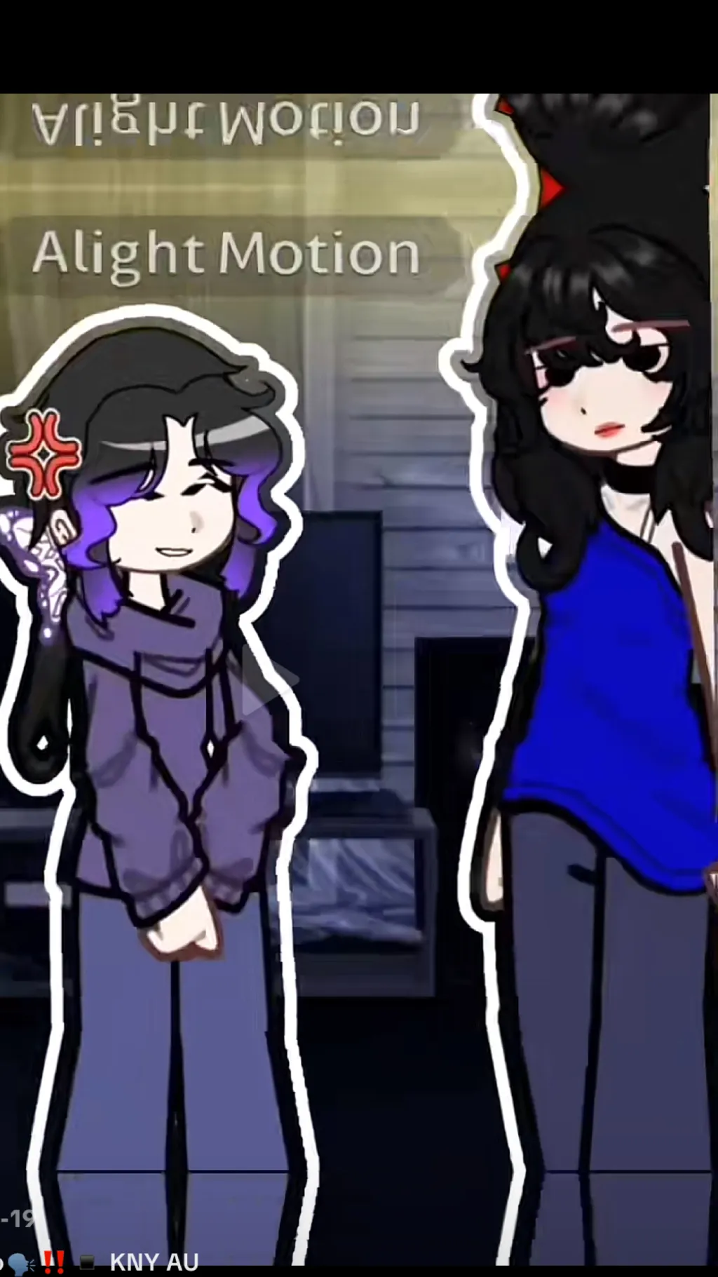 ai character: genderbend trio background