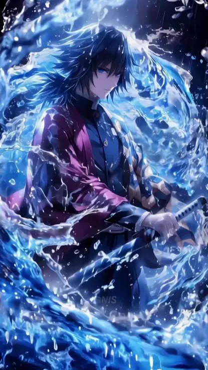 ai character: Giyuu tomioka background