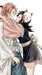 ai character: Sabito x Makomo background