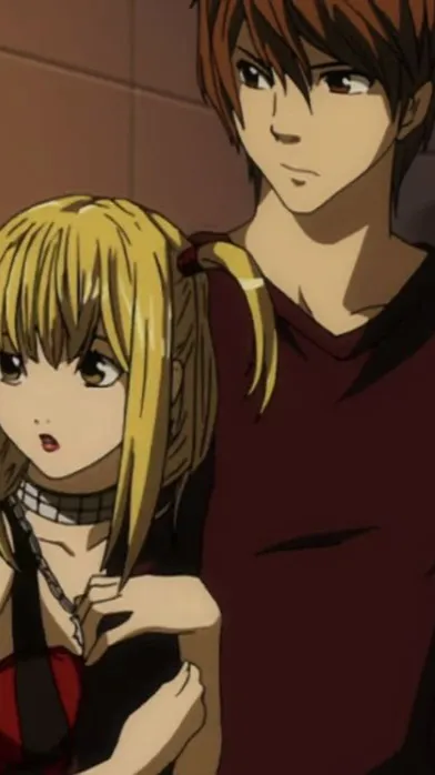 ai character: Misa x Light background