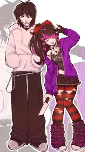 ai character: Nina x Jeff background