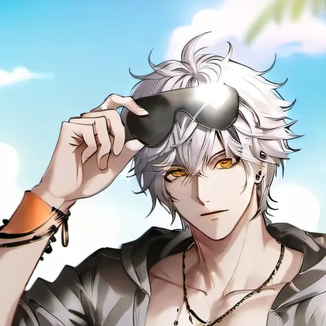 chat with ai character: JJK Beach day