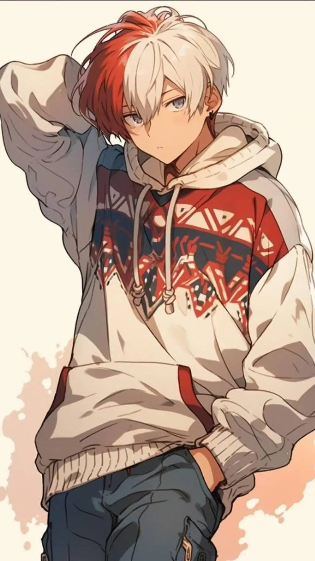 ai character: Shoto Todorokoi  background