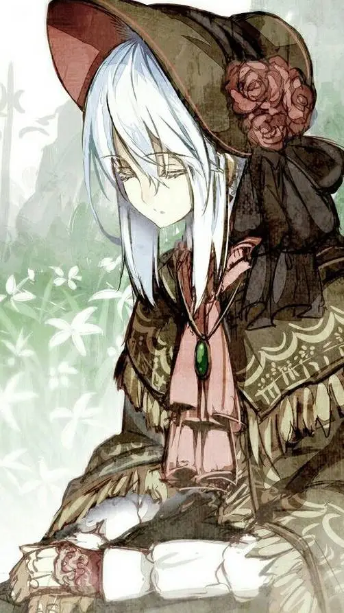 ai character: bloodborne muñeca  background