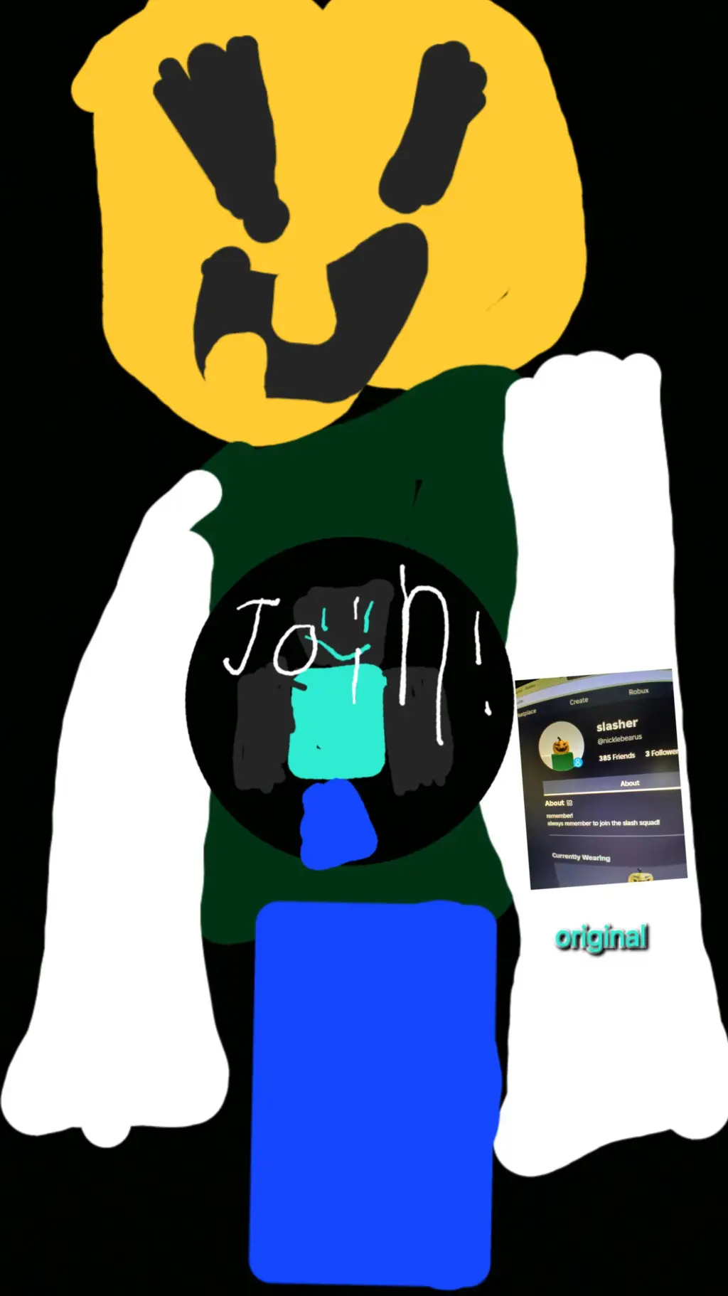 ai character: roblox background