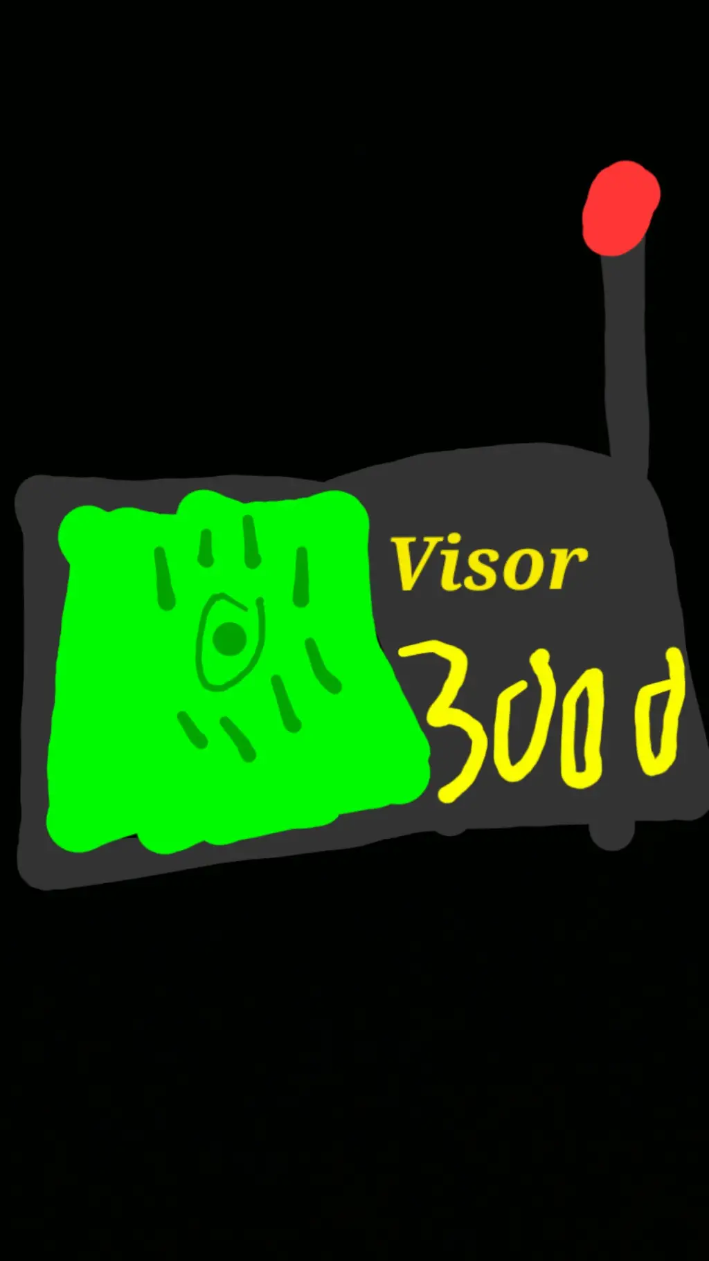 ai character: Visor 3000 background