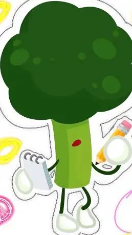 ai character: brócoli braingame background