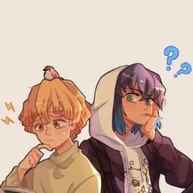 chat with ai character: Zenitsu + Inosuke