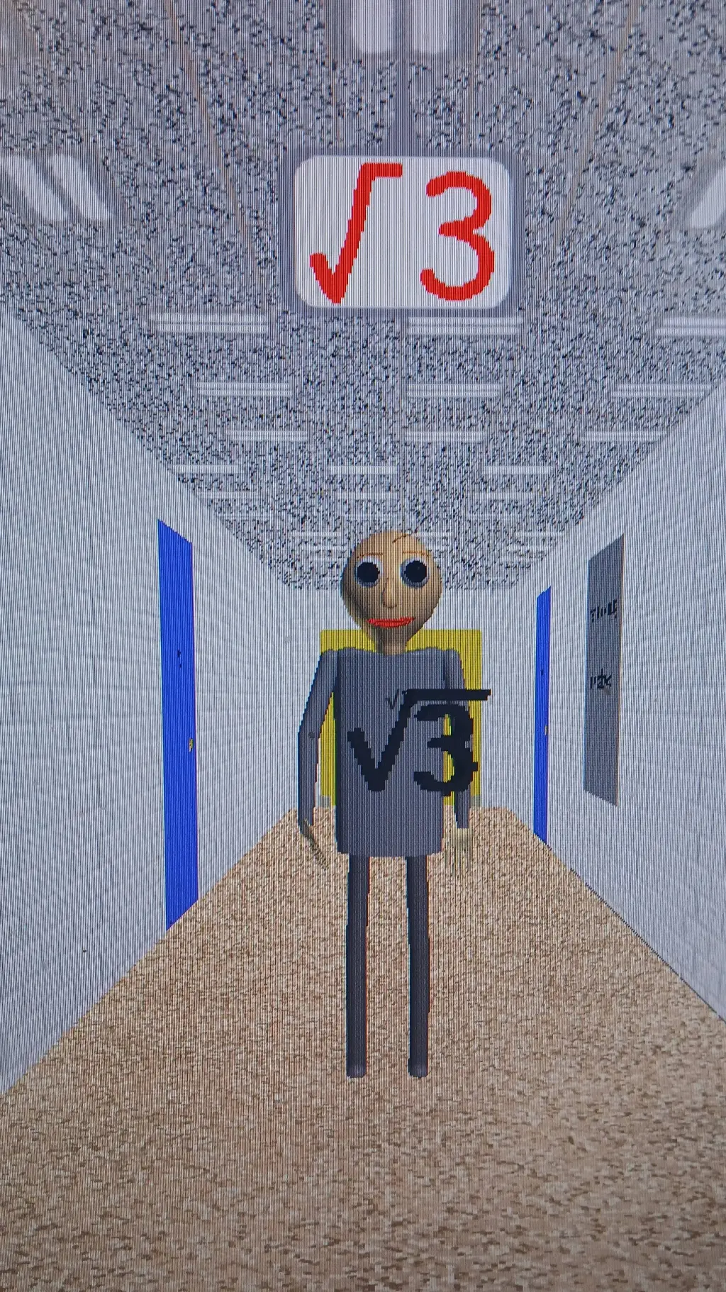 ai character: Square root 3aldi background