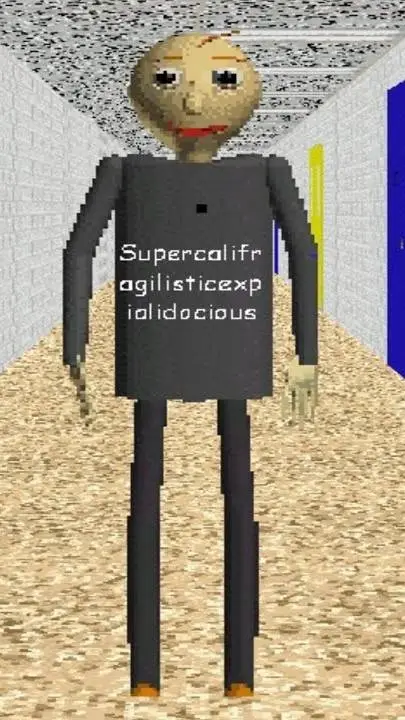 ai character: Yandere Baldi. background