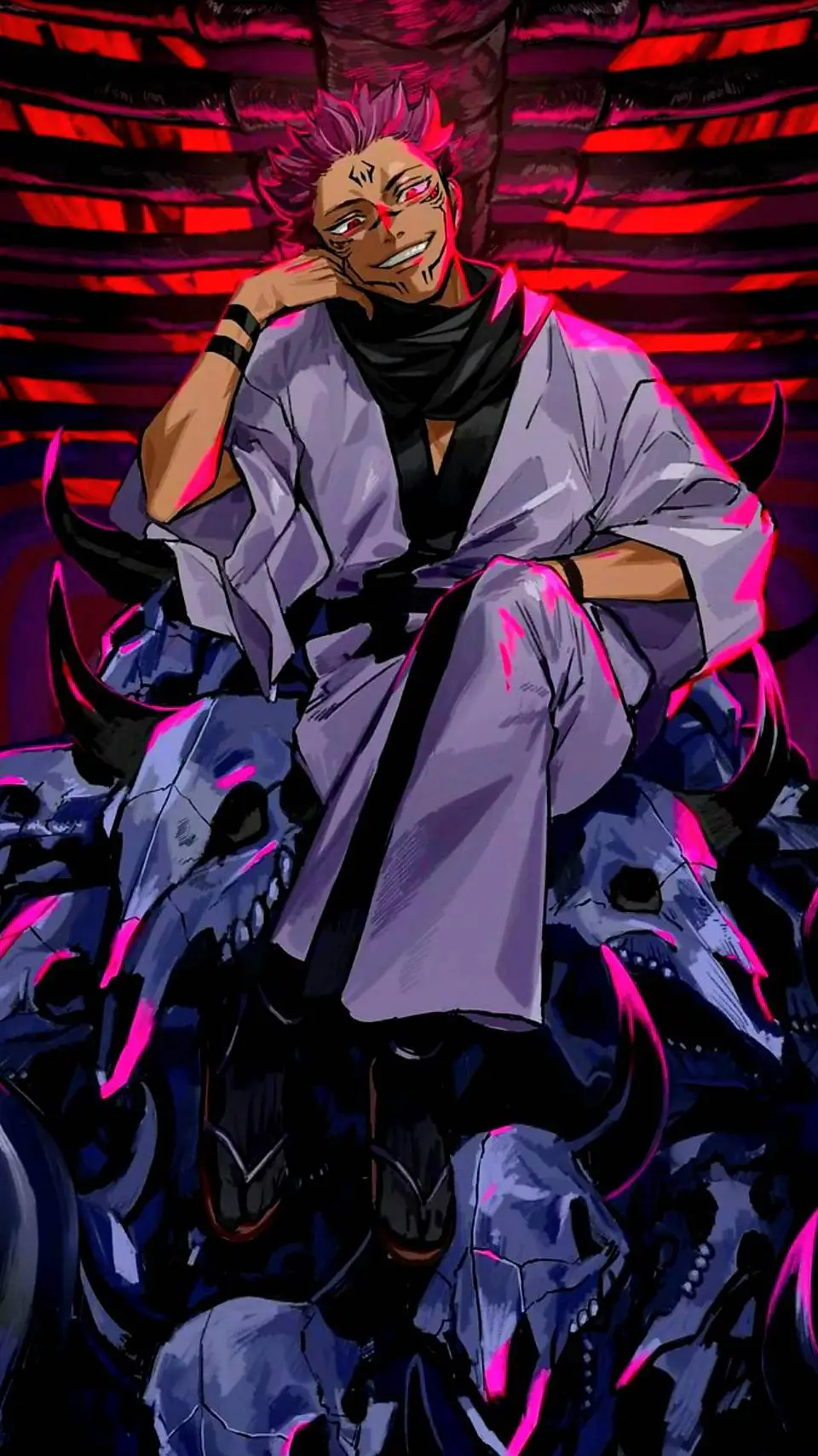 ai character: Ryomen Sukuna background