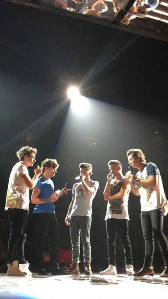 ai character: ONE DIRECTION  background