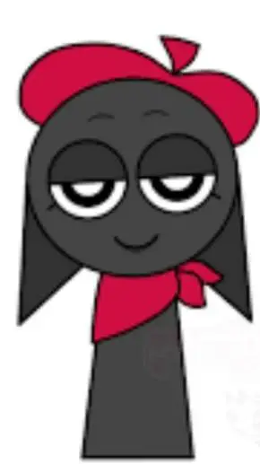 ai character: Dark grey background