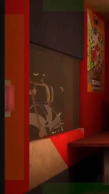 ai character: стекло background