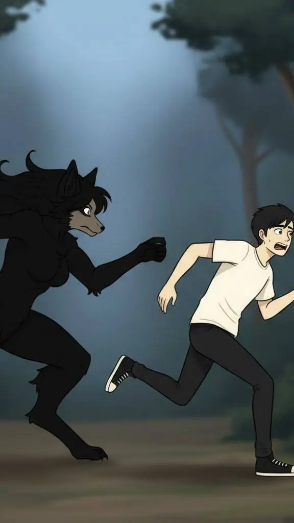 ai character: побег  background