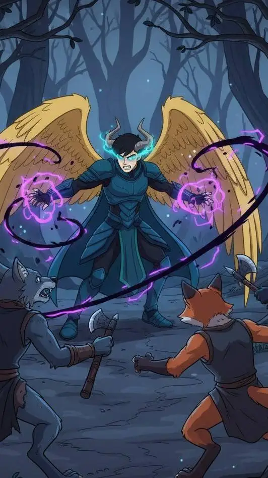 ai character: нападение background