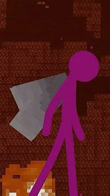 ai character: purple background